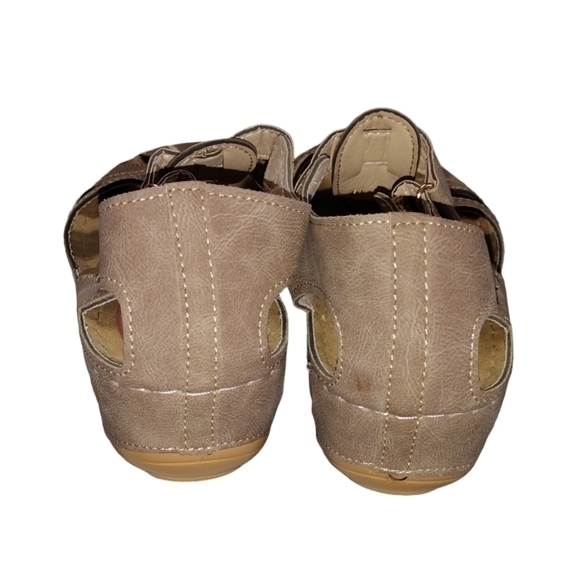 luo ge ladies tan sandles size 9.5‎ - Picture 7 of 9